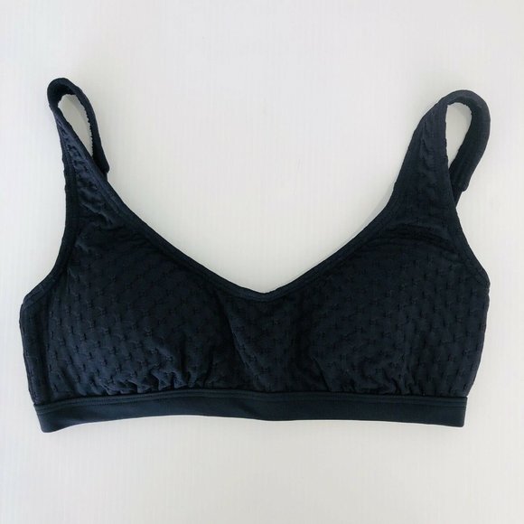 Billabong BNWT Lovelock D/DD Bralette Bikini Swimsuit Top Black Size 16 RRP $60 - Picture 2 of 9